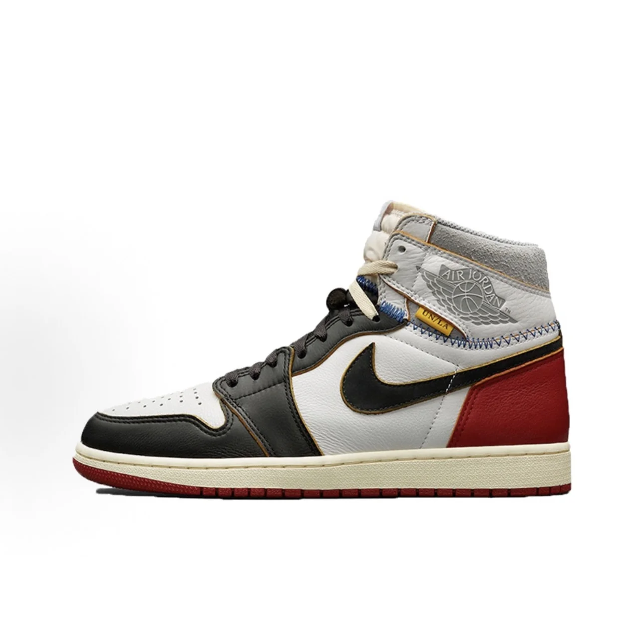 Union LA x Air Jordan 1 Retro High NRG 黑腳趾 [聯名拼接黑紅]
