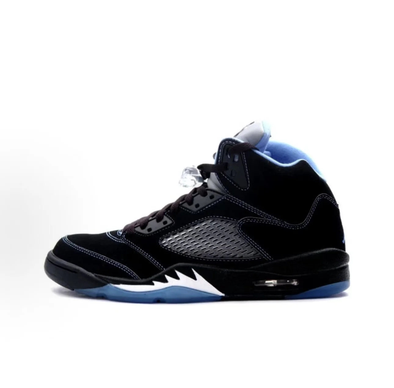 Jordan Air Jordan 5 Retro Black/University Blue 高帮 复古篮球鞋黑北卡蓝 2026