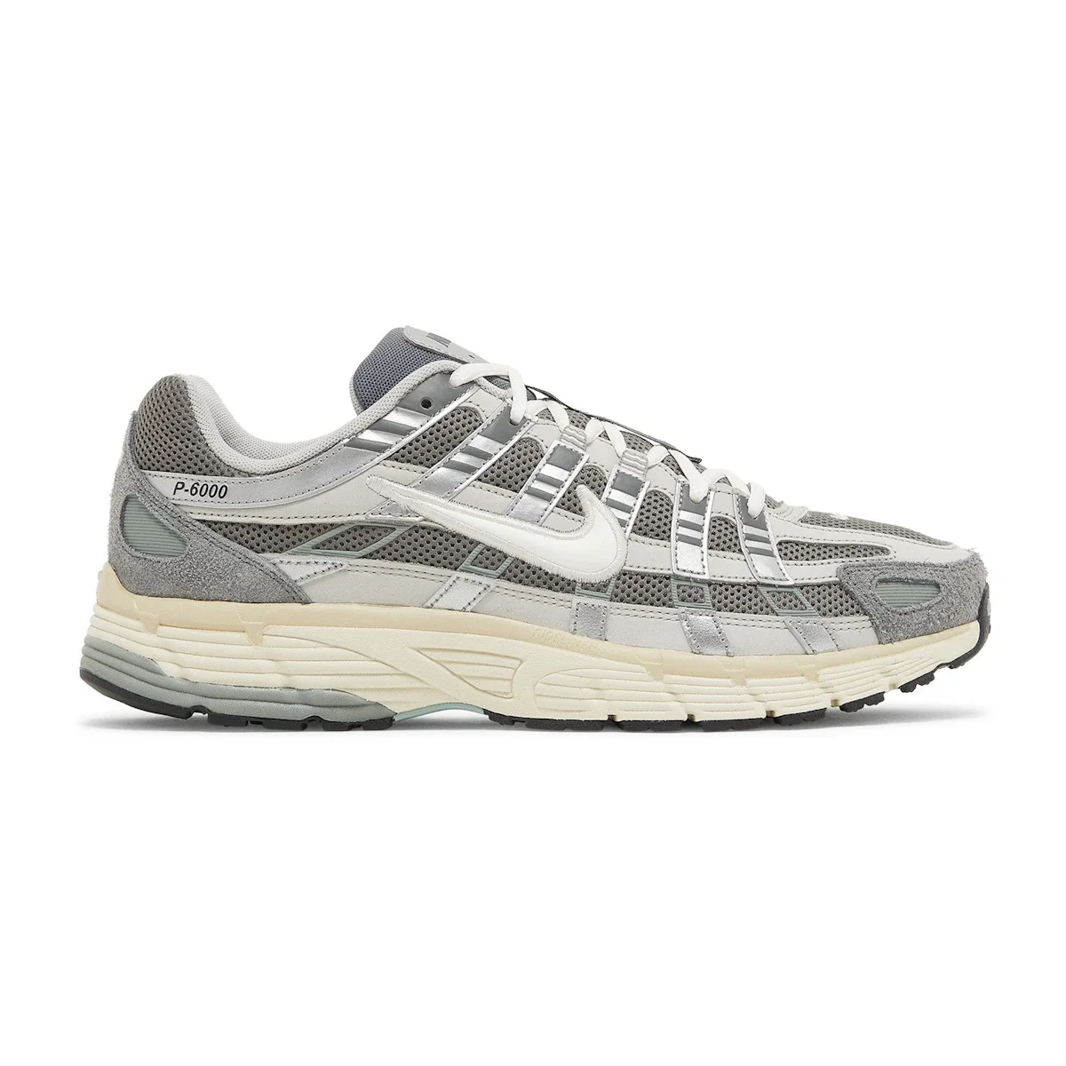 Nike P‑6000 Flat Pewter Light Iron Ore Metallic Silver 深灰白銀