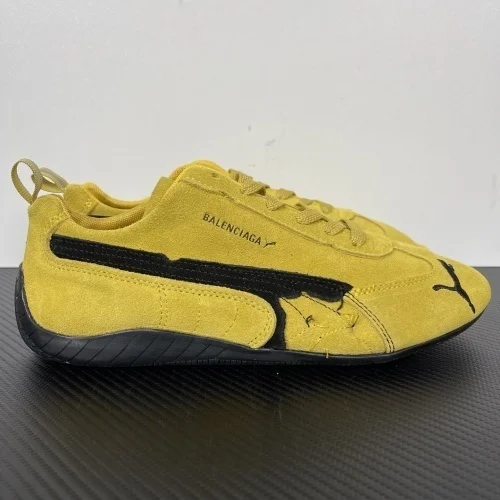 Balenciaga x Puma Speedcat Suede 'Distressed Yellow Black' 黑黃