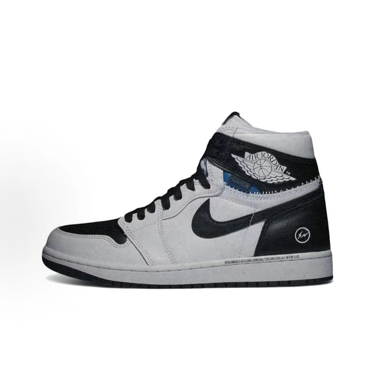 Fragment Design × Union LA × Air Jordan 1 Retro High OG SP 黑白