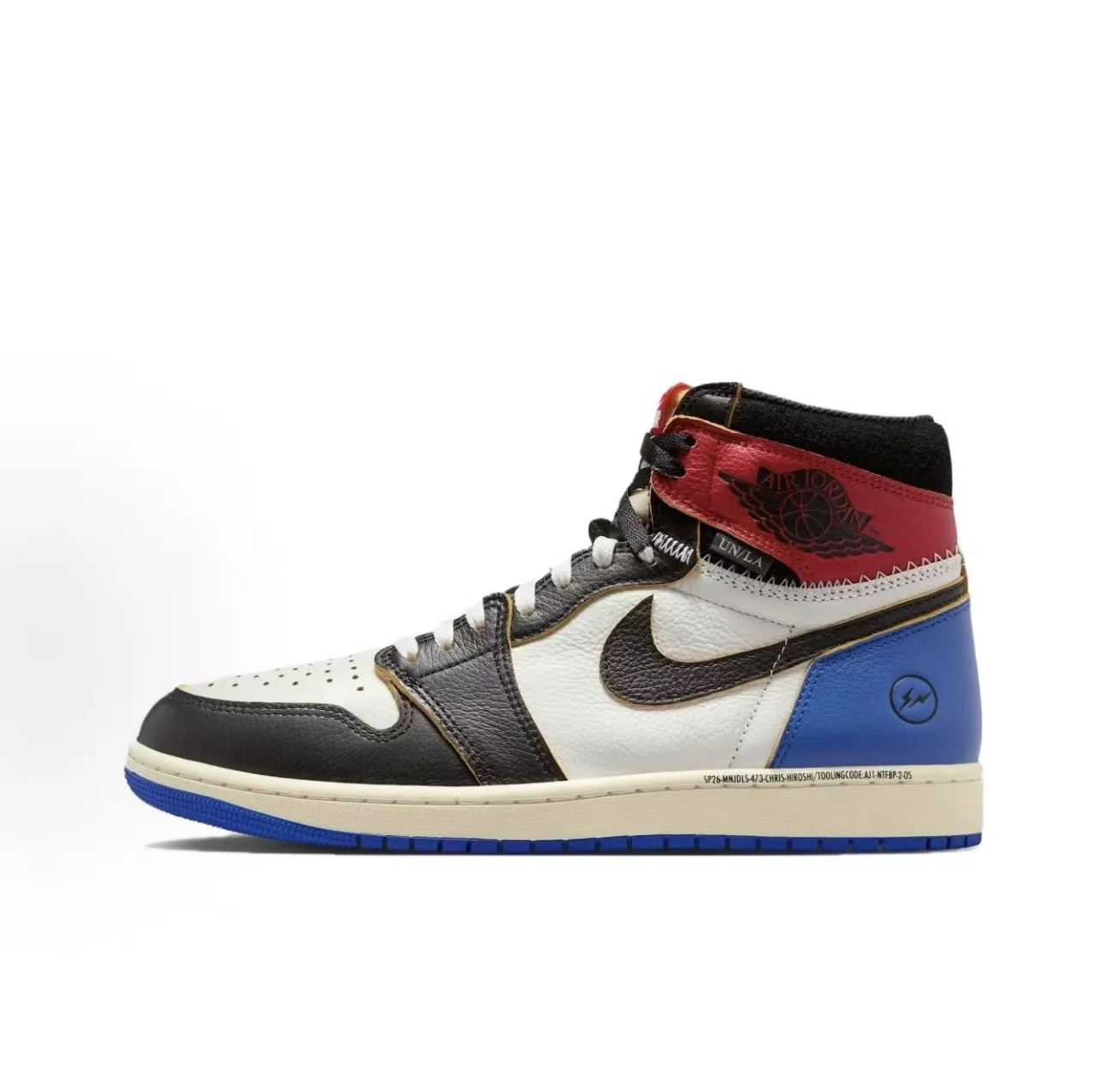 Fragment × Union LA × Air Jordan 1 Retro High OG SP 三方联名 黑红 / 蓝白