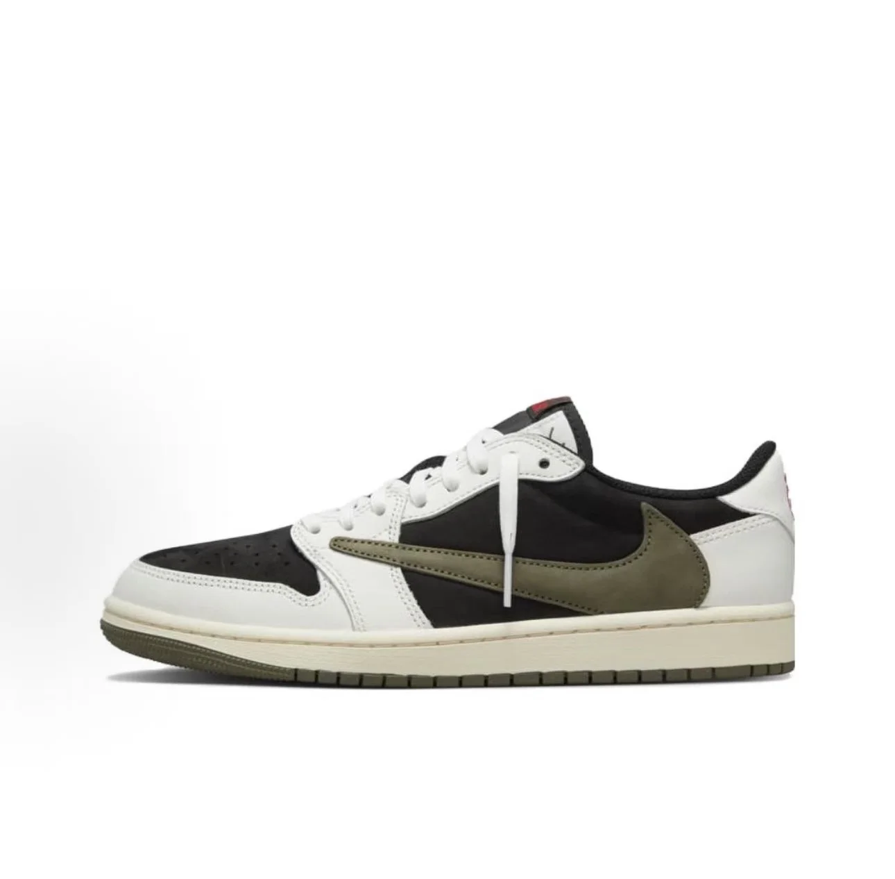 Travis Scott x Air Jordan 1 Low「倒勾橄欖綠」