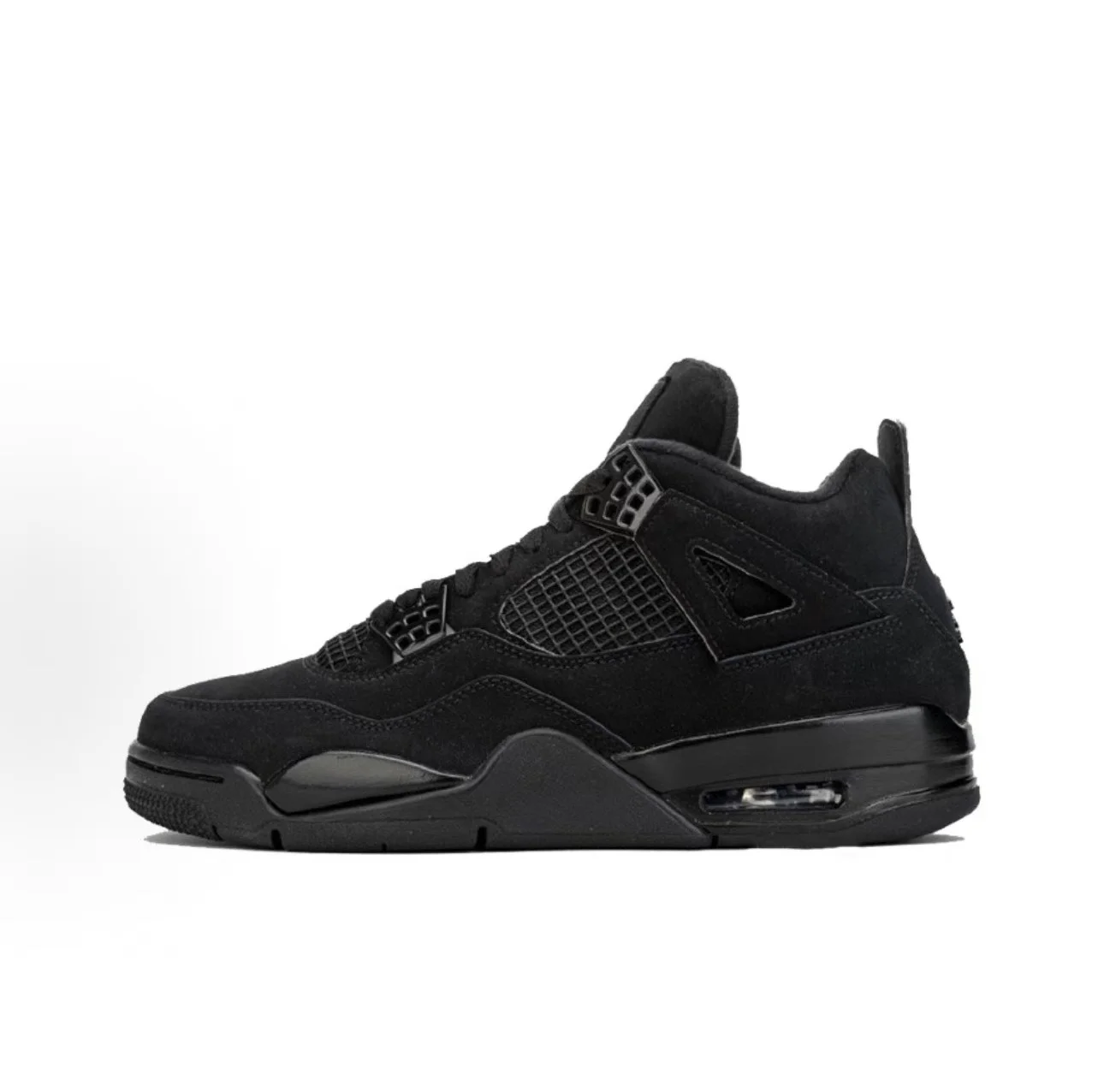 Jordan Air Jordan 4 黑猫 中帮 复古篮球鞋「黑貓」(2020)